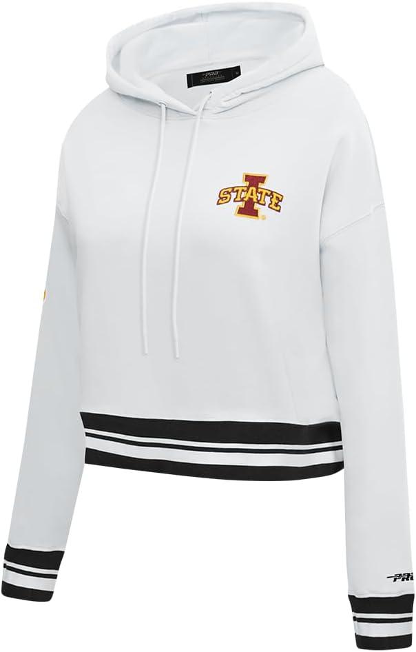 imagePro Standard Womens College Classic Essentials Cropped Pullover HoodieWhiteBlack