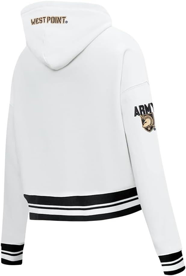 imagePro Standard Womens College Classic Essentials Cropped Pullover HoodieWhiteBlack