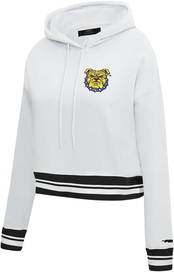 imagePro Standard Womens College Classic Essentials Cropped Pullover HoodieWhiteBlack