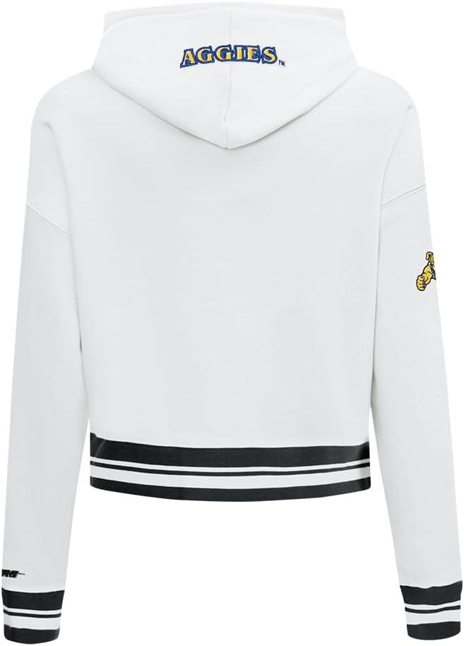 imagePro Standard Womens College Classic Essentials Cropped Pullover HoodieWhiteBlack