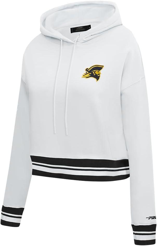 imagePro Standard Womens College Classic Essentials Cropped Pullover HoodieWhiteBlack