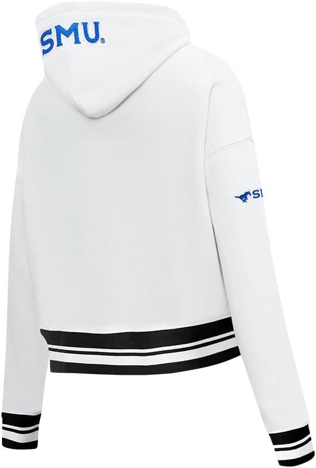 imagePro Standard Womens College Classic Essentials Cropped Pullover HoodieWhiteBlack