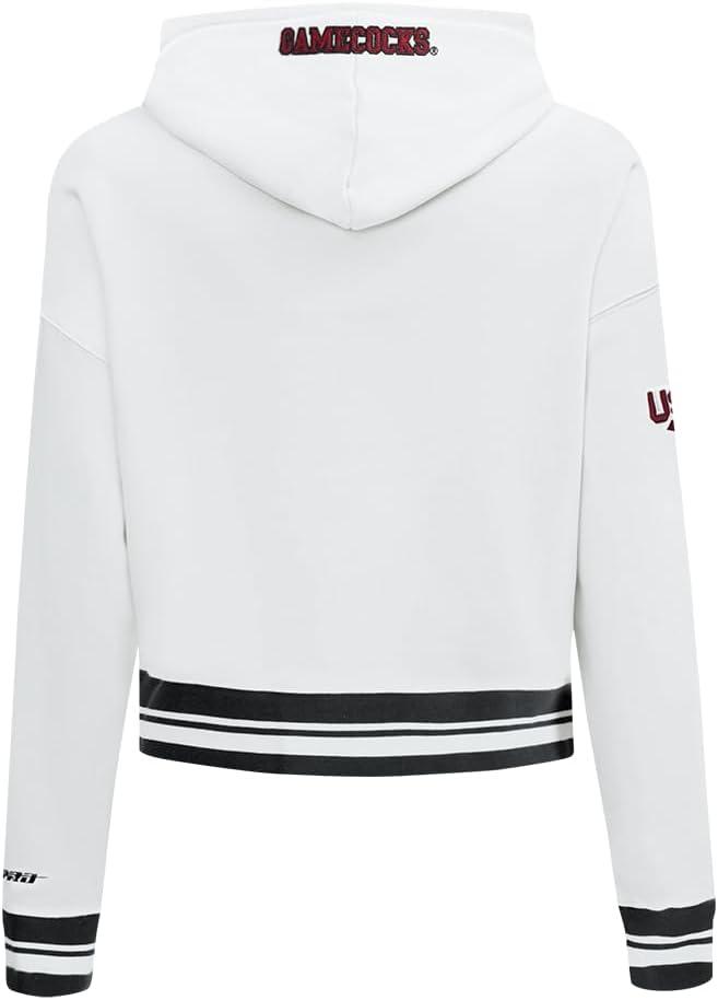 imagePro Standard Womens College Classic Essentials Cropped Pullover HoodieWhiteBlack
