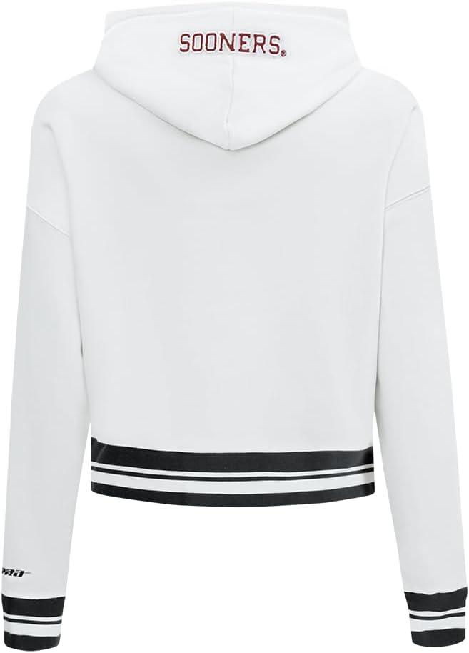 imagePro Standard Womens College Classic Essentials Cropped Pullover HoodieWhiteBlack