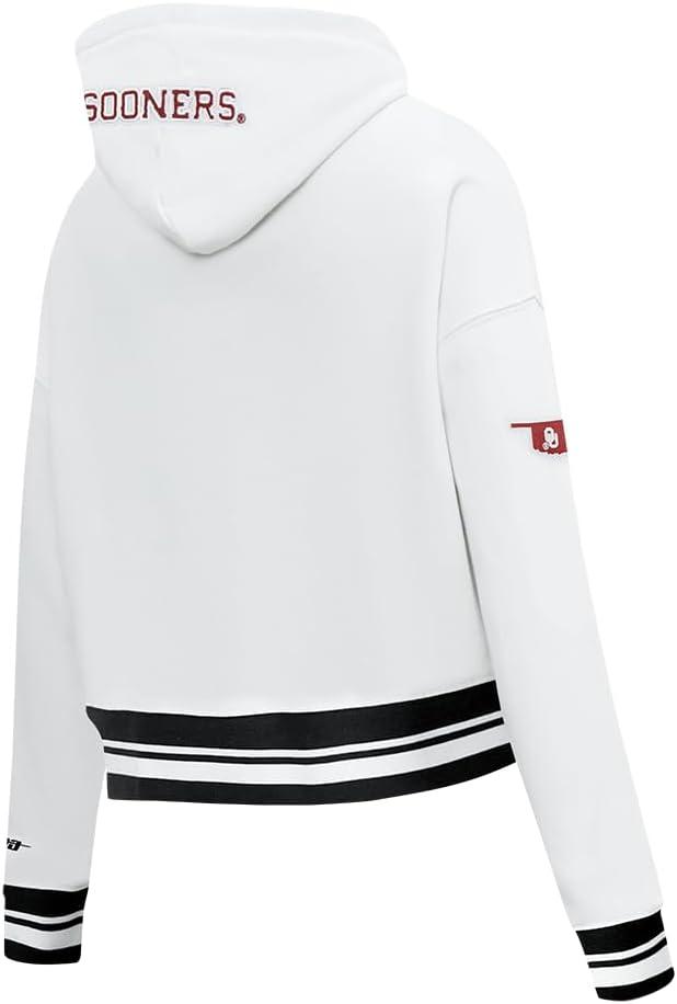 imagePro Standard Womens College Classic Essentials Cropped Pullover HoodieWhiteBlack