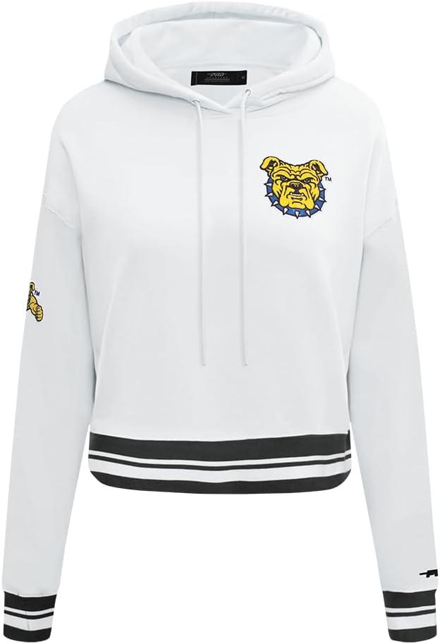 imagePro Standard Womens College Classic Essentials Cropped Pullover HoodieWhiteBlack