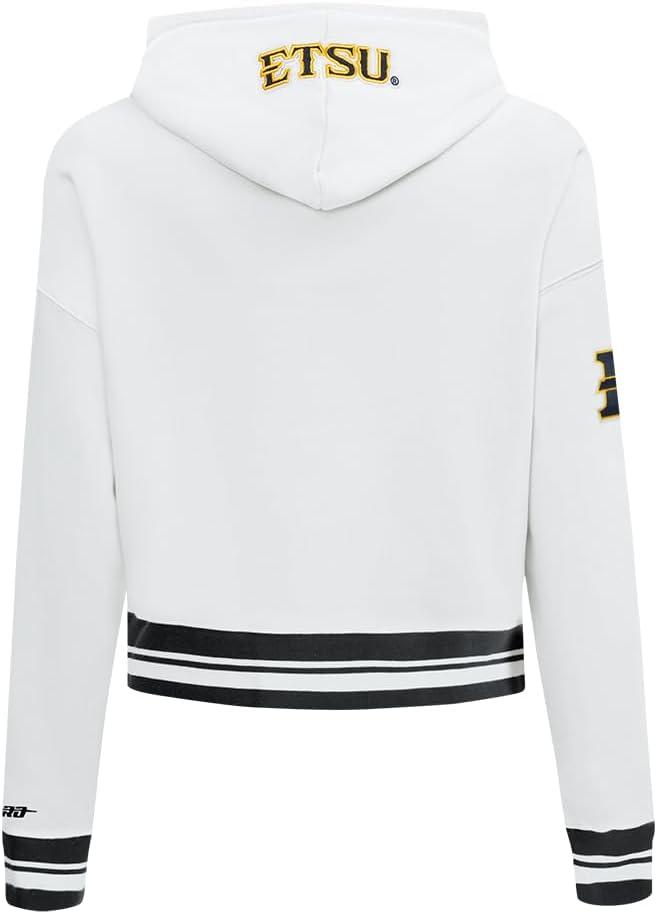 imagePro Standard Womens College Classic Essentials Cropped Pullover HoodieWhiteBlack