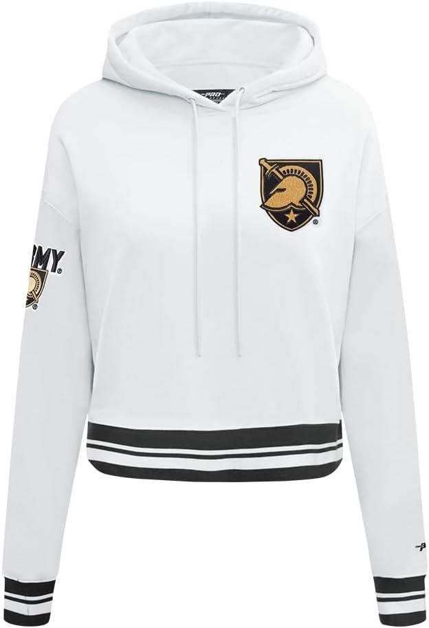 imagePro Standard Womens College Classic Essentials Cropped Pullover HoodieWhiteBlack