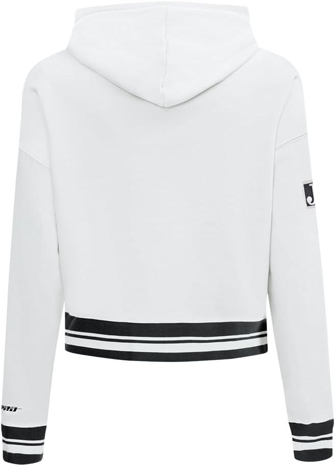 imagePro Standard Womens College Classic Essentials Cropped Pullover HoodieWhiteBlack