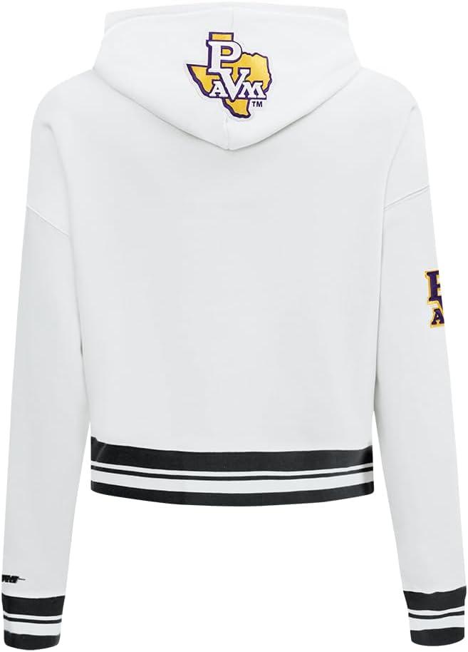 imagePro Standard Womens College Classic Essentials Cropped Pullover HoodieWhiteBlack