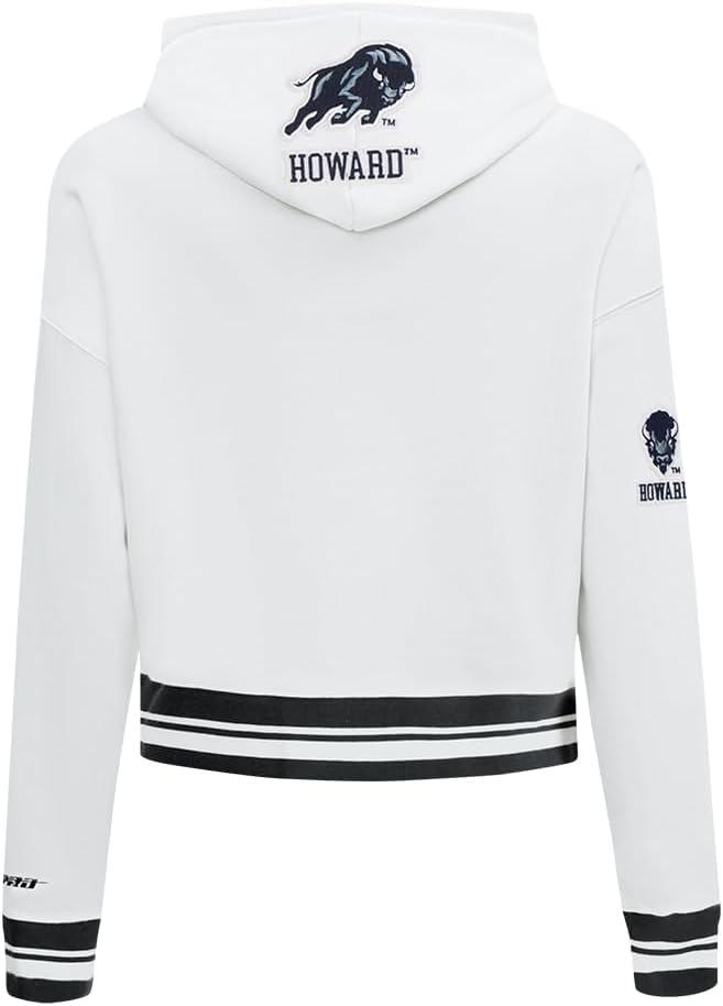 imagePro Standard Womens College Classic Essentials Cropped Pullover HoodieWhiteBlack