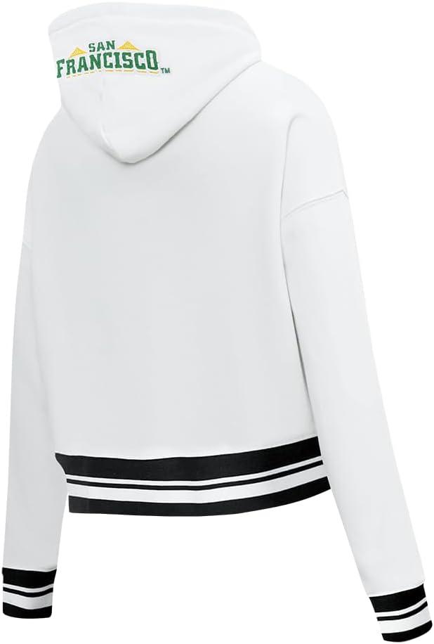 imagePro Standard Womens College Classic Essentials Cropped Pullover HoodieWhiteBlack