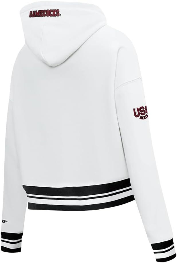 imagePro Standard Womens College Classic Essentials Cropped Pullover HoodieWhiteBlack