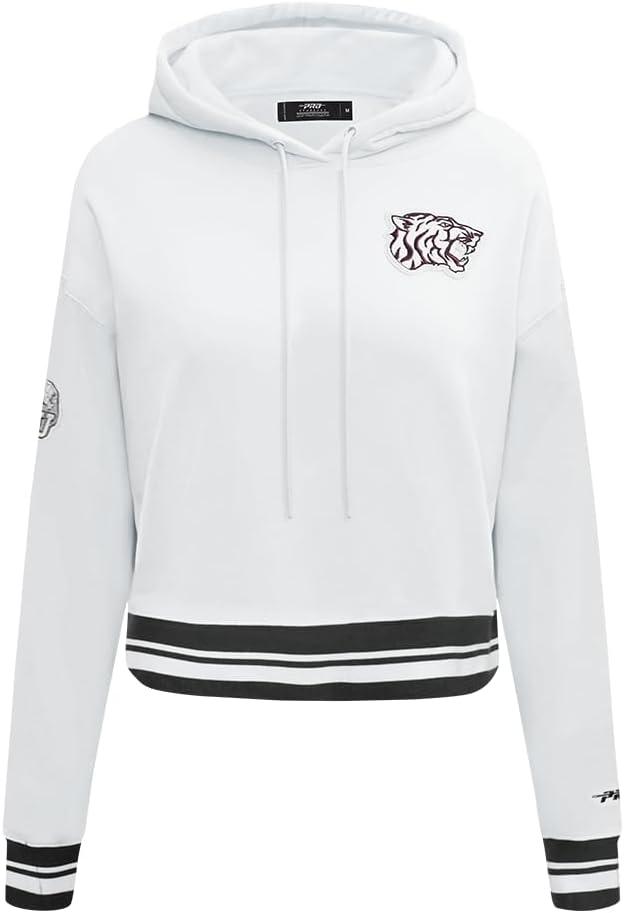 imagePro Standard Womens College Classic Essentials Cropped Pullover HoodieWhiteBlack