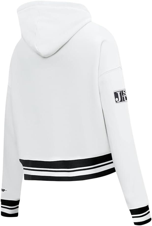 imagePro Standard Womens College Classic Essentials Cropped Pullover HoodieWhiteBlack