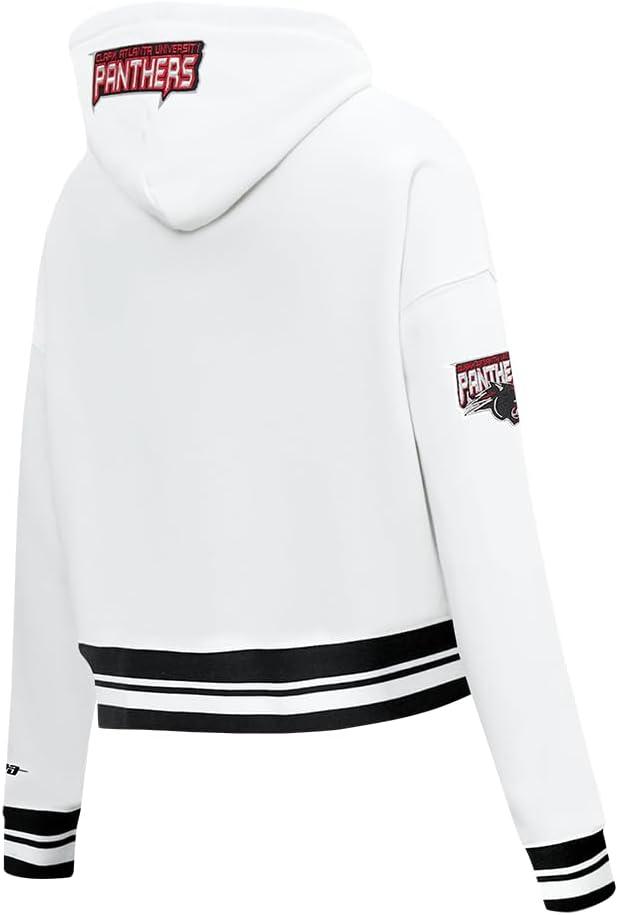 imagePro Standard Womens College Classic Essentials Cropped Pullover HoodieWhiteBlack