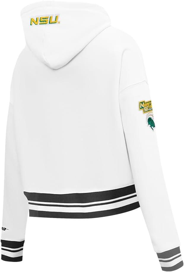 imagePro Standard Womens College Classic Essentials Cropped Pullover HoodieWhiteBlack