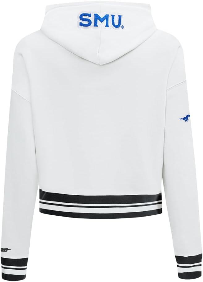 imagePro Standard Womens College Classic Essentials Cropped Pullover HoodieWhiteBlack