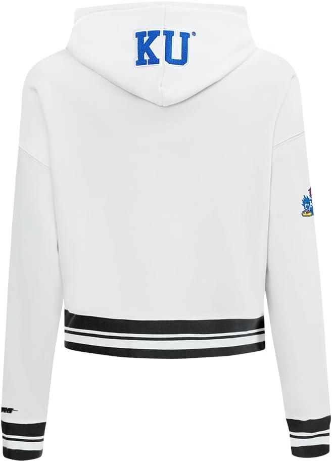 imagePro Standard Womens College Classic Essentials Cropped Pullover HoodieWhiteBlack