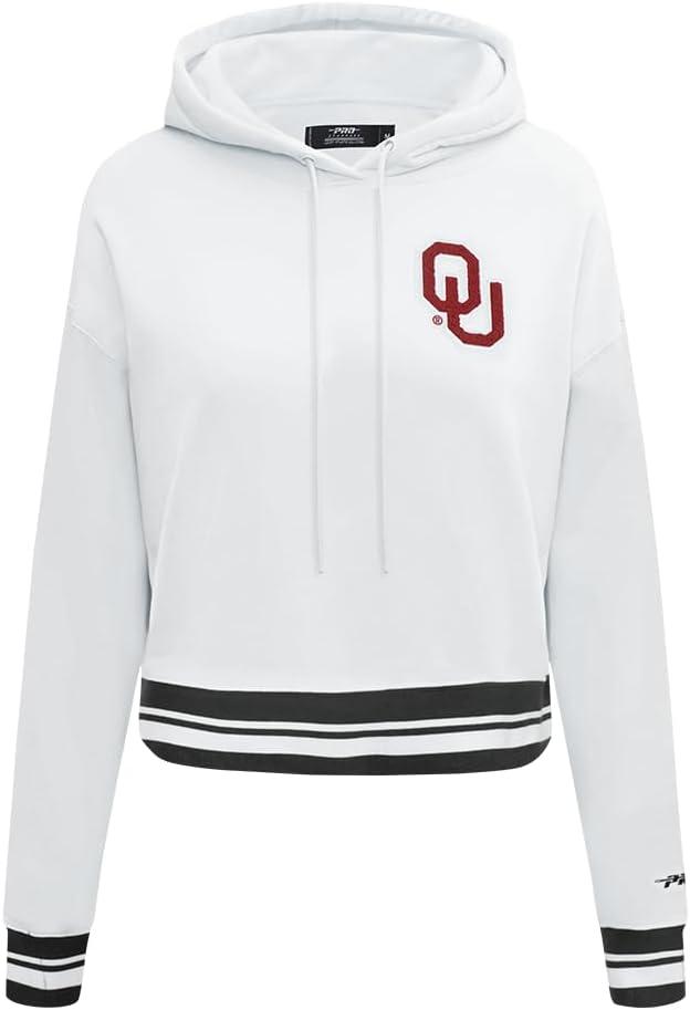 imagePro Standard Womens College Classic Essentials Cropped Pullover HoodieWhiteBlack