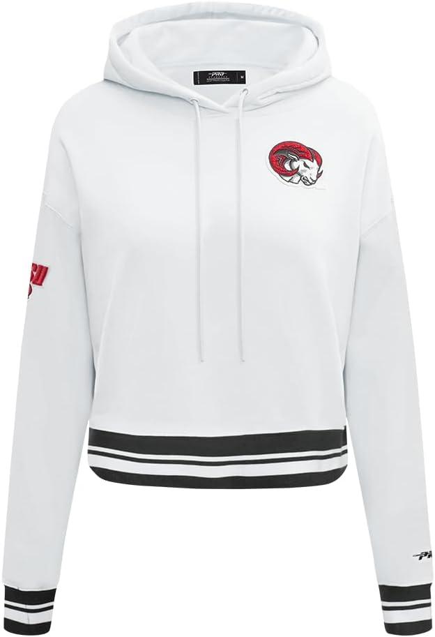 imagePro Standard Womens College Classic Essentials Cropped Pullover HoodieWhiteBlack
