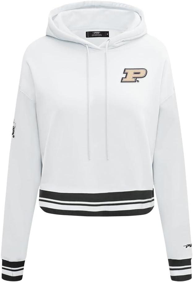 imagePro Standard Womens College Classic Essentials Cropped Pullover HoodieWhiteBlack