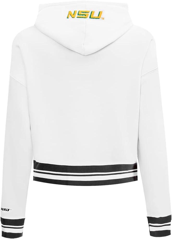 imagePro Standard Womens College Classic Essentials Cropped Pullover HoodieWhiteBlack