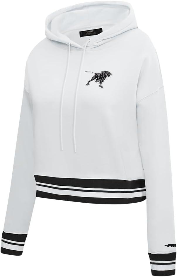 imagePro Standard Womens College Classic Essentials Cropped Pullover HoodieWhiteBlack