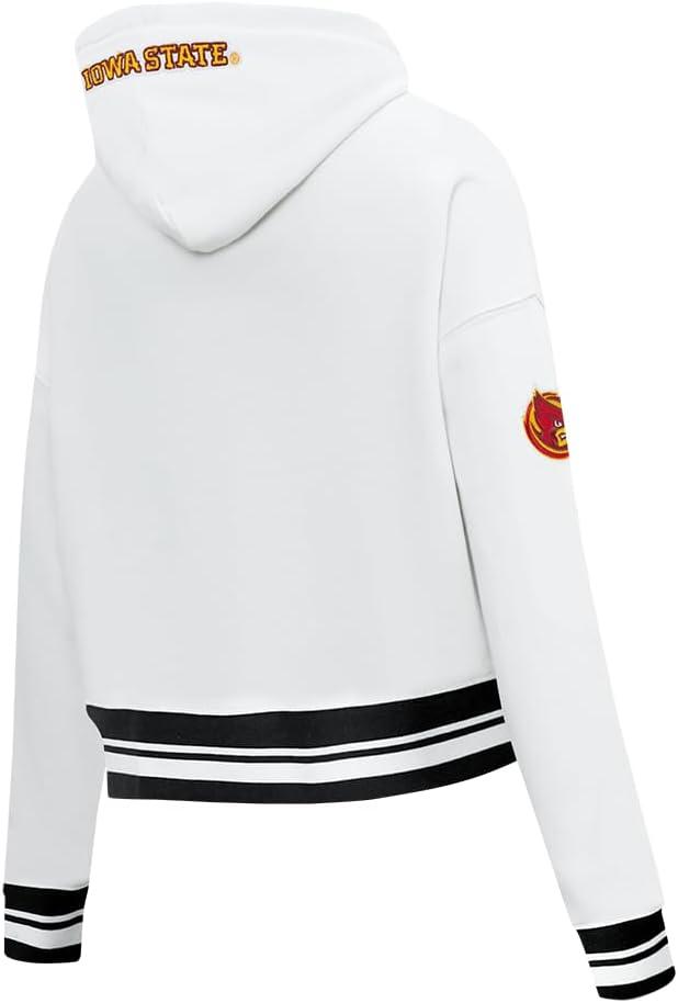 imagePro Standard Womens College Classic Essentials Cropped Pullover HoodieWhiteBlack