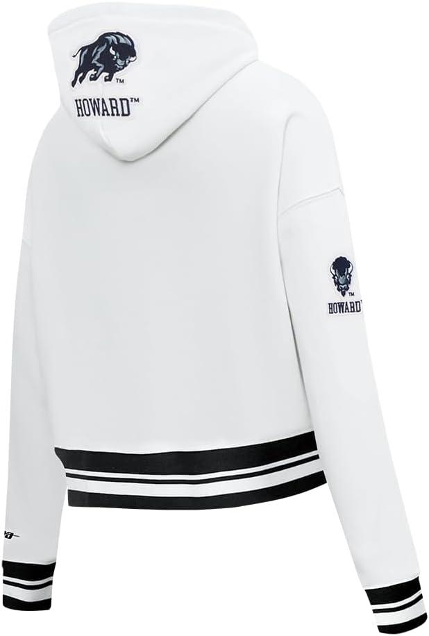 imagePro Standard Womens College Classic Essentials Cropped Pullover HoodieWhiteBlack