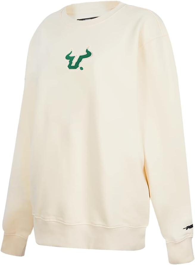 imagePro Standard Womens College Classic Icon Fleece Crewneck SweatshirtEggshell