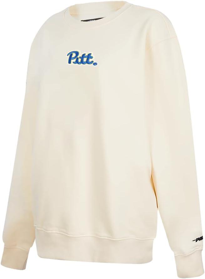 imagePro Standard Womens College Classic Icon Fleece Crewneck SweatshirtEggshell