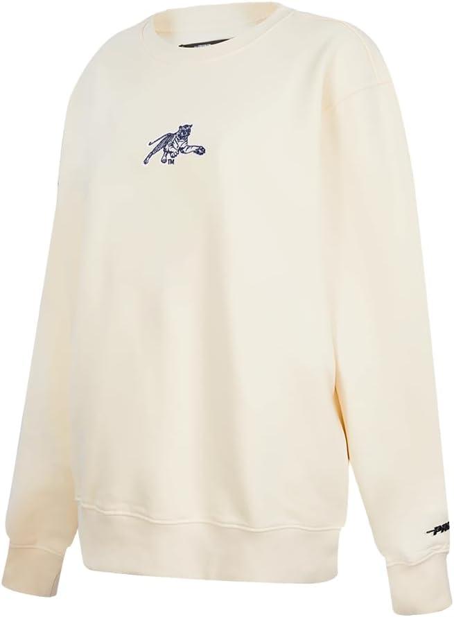 imagePro Standard Womens College Classic Icon Fleece Crewneck SweatshirtEggshell