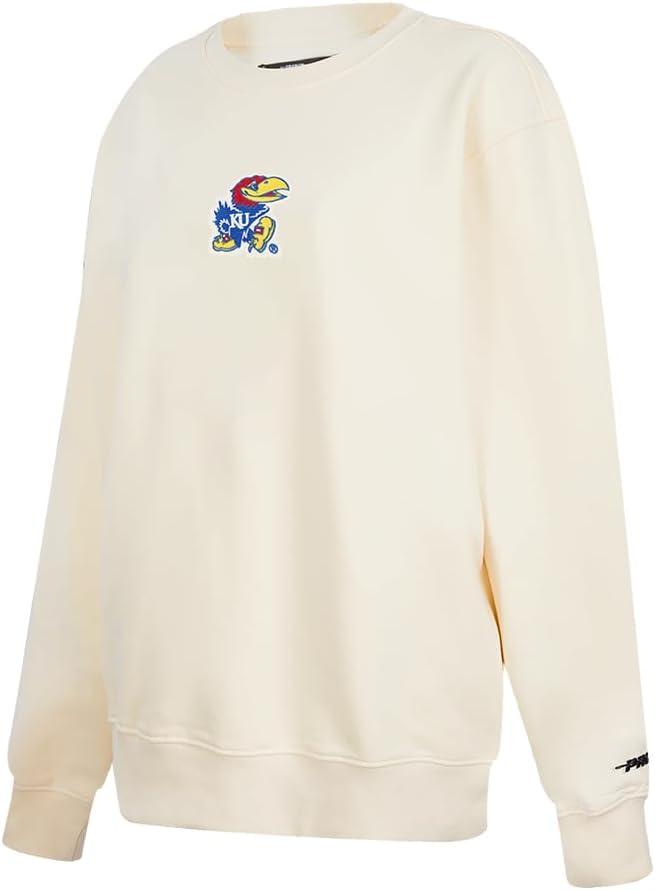 imagePro Standard Womens College Classic Icon Fleece Crewneck SweatshirtEggshell