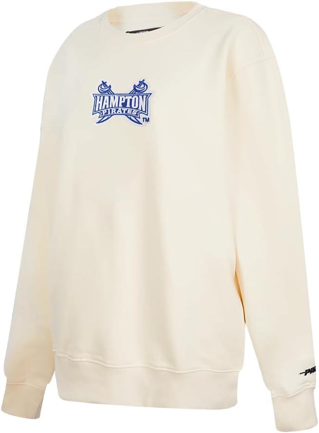 imagePro Standard Womens College Classic Icon Fleece Crewneck SweatshirtEggshell