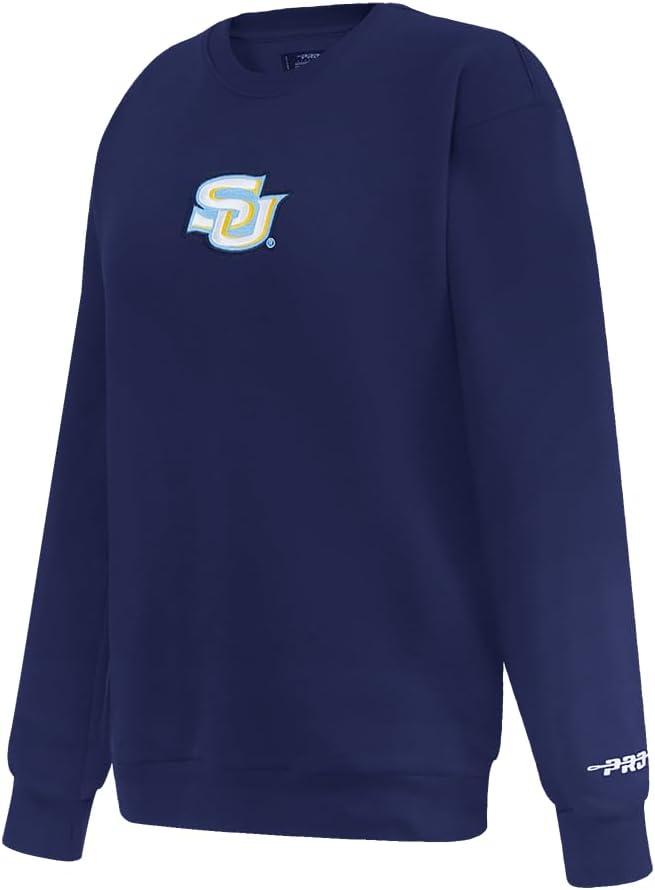 imagePro Standard Womens College Classic Icon Fleece Crewneck SweatshirtTeam Color