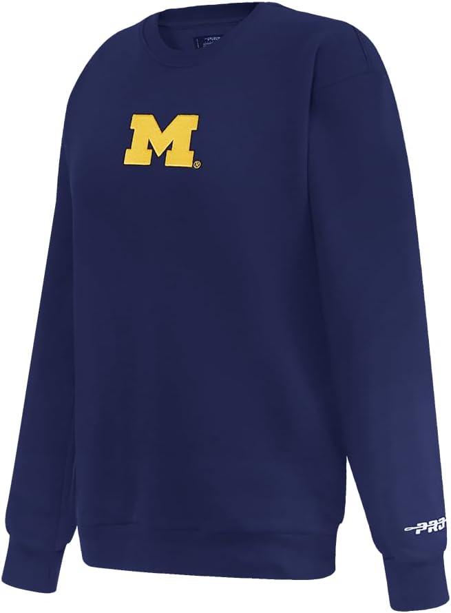 imagePro Standard Womens College Classic Icon Fleece Crewneck SweatshirtTeam Color