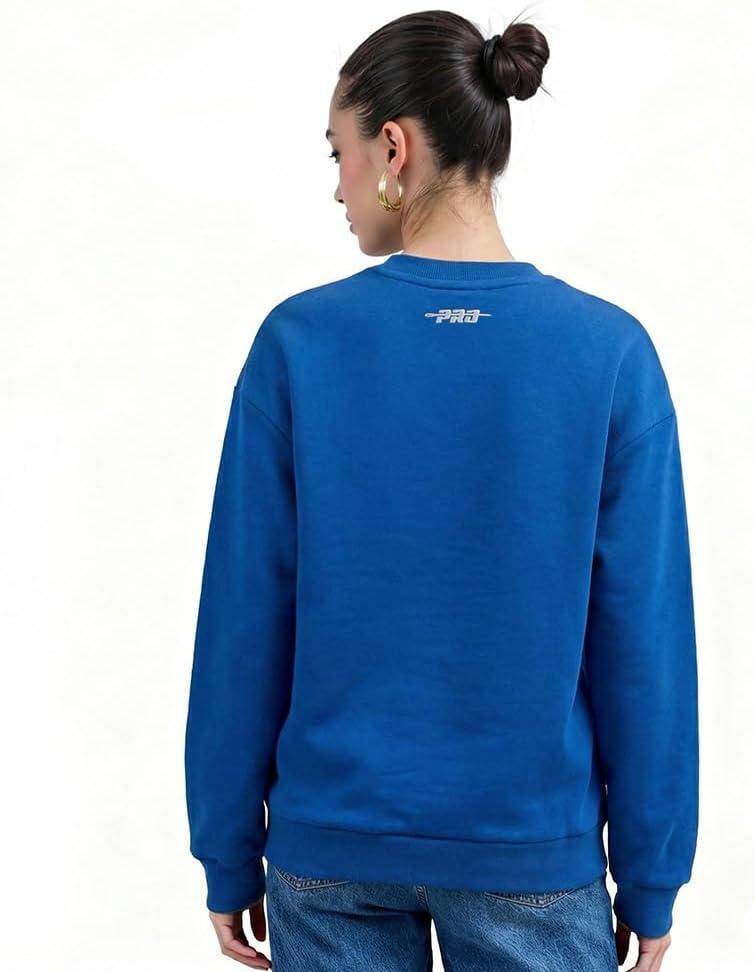 imagePro Standard Womens College Classic Icon Fleece Crewneck SweatshirtTeam Color