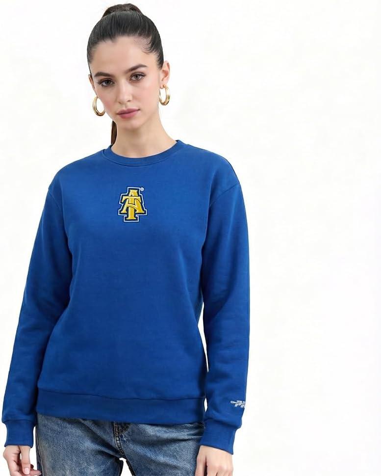 imagePro Standard Womens College Classic Icon Fleece Crewneck SweatshirtTeam Color