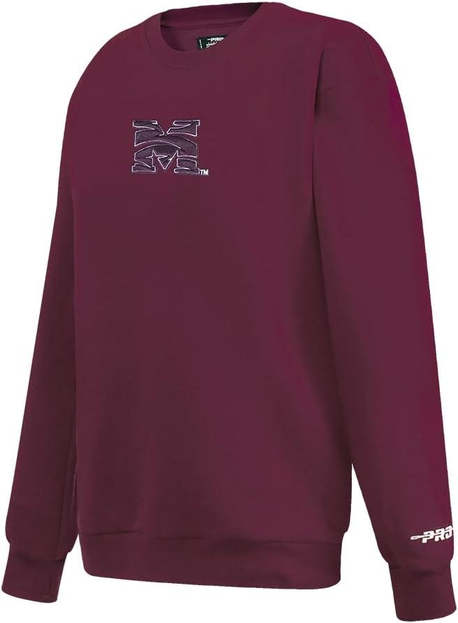 imagePro Standard Womens College Classic Icon Fleece Crewneck SweatshirtTeam Color