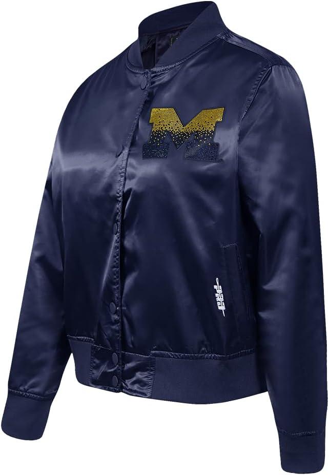 imagePro Standard Womens College Jewels Satin JacketMidnight Navy