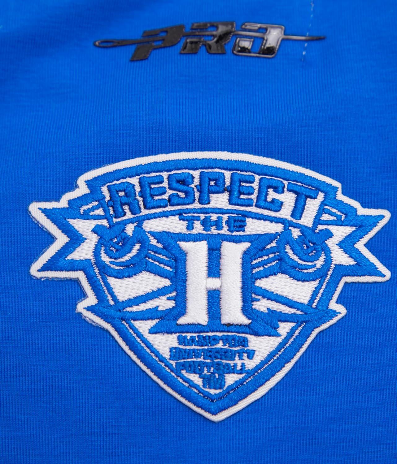 imagePro Standard Womens Hampton University Classic Essentials Short Sleeve Boxy Tee Royal Blue S
