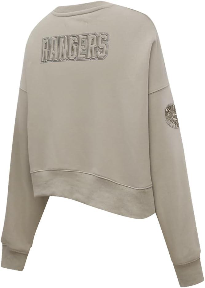 imagePro Standard Womens NHL Neutral Cropped Pullover HoodieTaupe