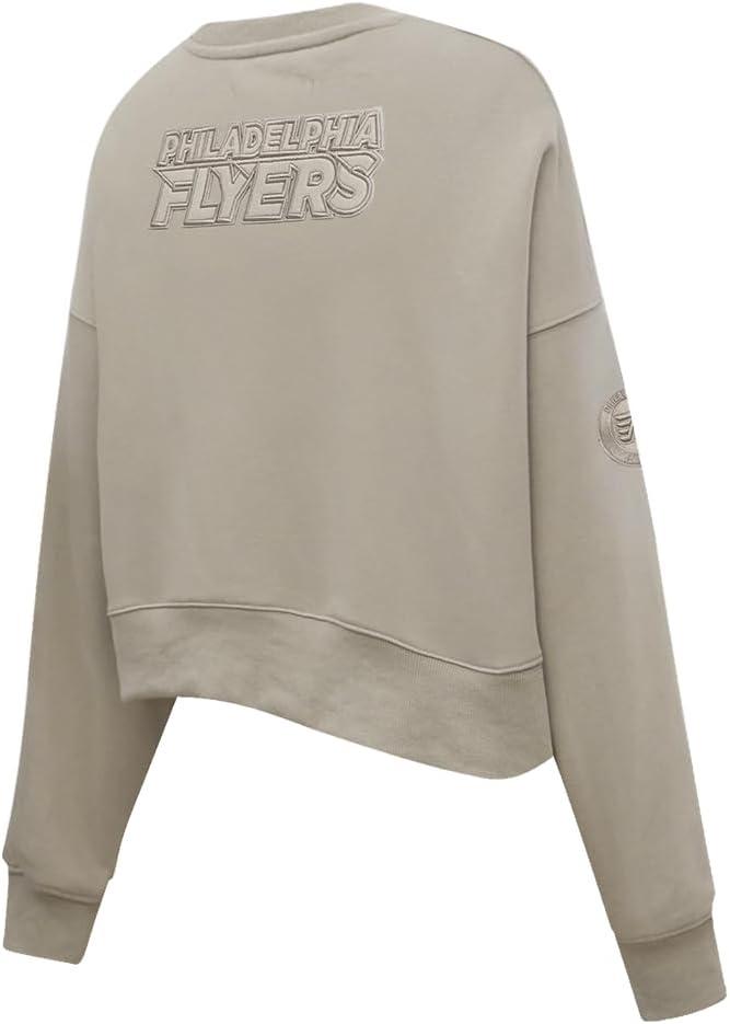 imagePro Standard Womens NHL Neutral Cropped Pullover HoodieTaupe