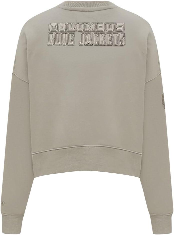 imagePro Standard Womens NHL Neutral Cropped Pullover HoodieTaupe
