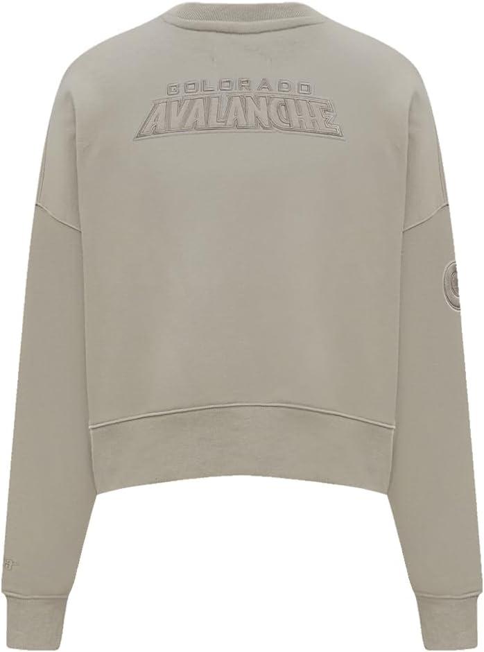 imagePro Standard Womens NHL Neutral Cropped Pullover HoodieTaupe