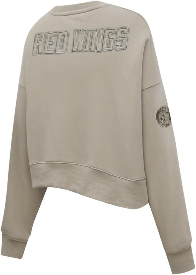 imagePro Standard Womens NHL Neutral Cropped Pullover HoodieTaupe