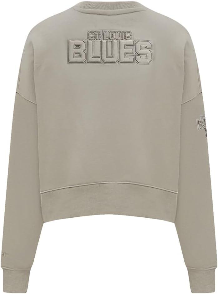 imagePro Standard Womens NHL Neutral Cropped Pullover HoodieTaupe