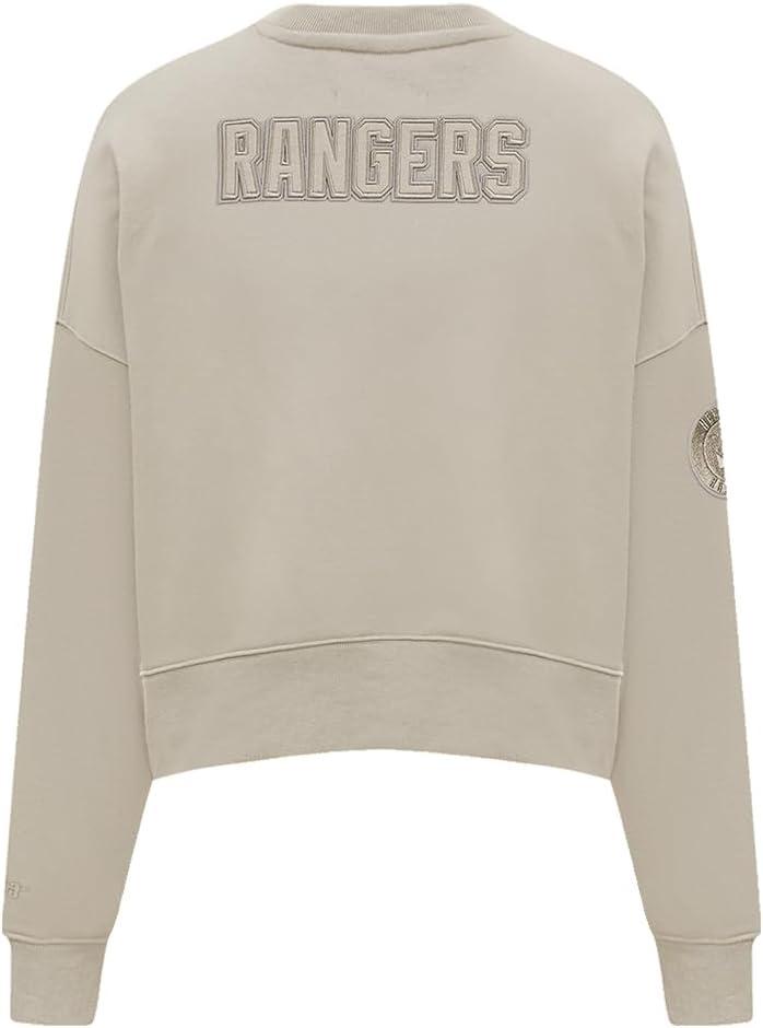 imagePro Standard Womens NHL Neutral Cropped Pullover HoodieTaupe