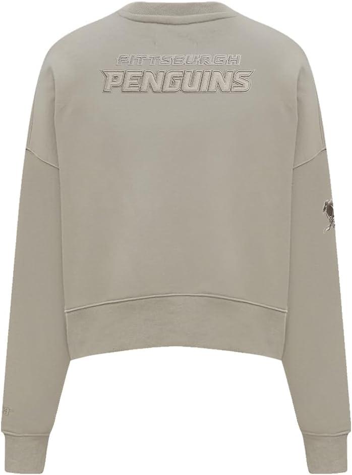 imagePro Standard Womens NHL Neutral Cropped Pullover HoodieTaupe